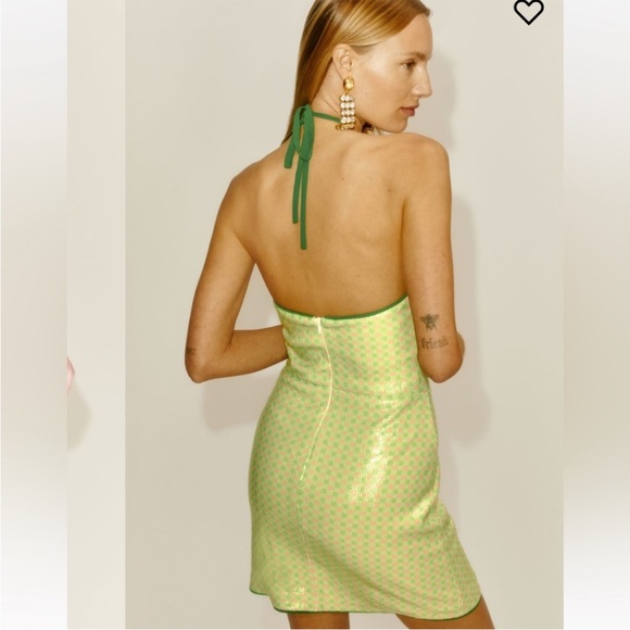 NWOT Reformation Sidney sequin mini dress, size S - Picture 3 of 13